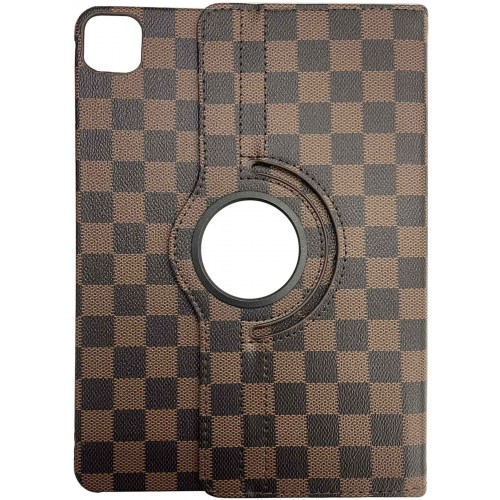 iPad 10.9 (2022) Portfolio Case Checker Brown